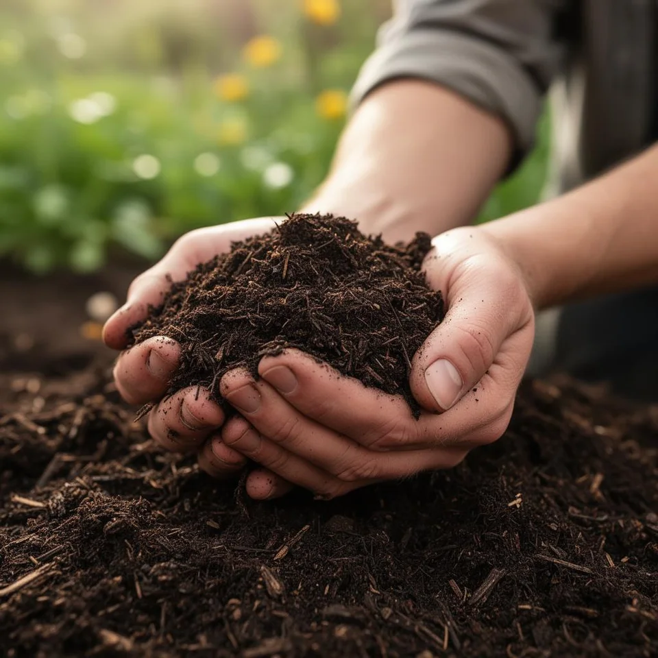 Biologische (mest)compost en potgrond