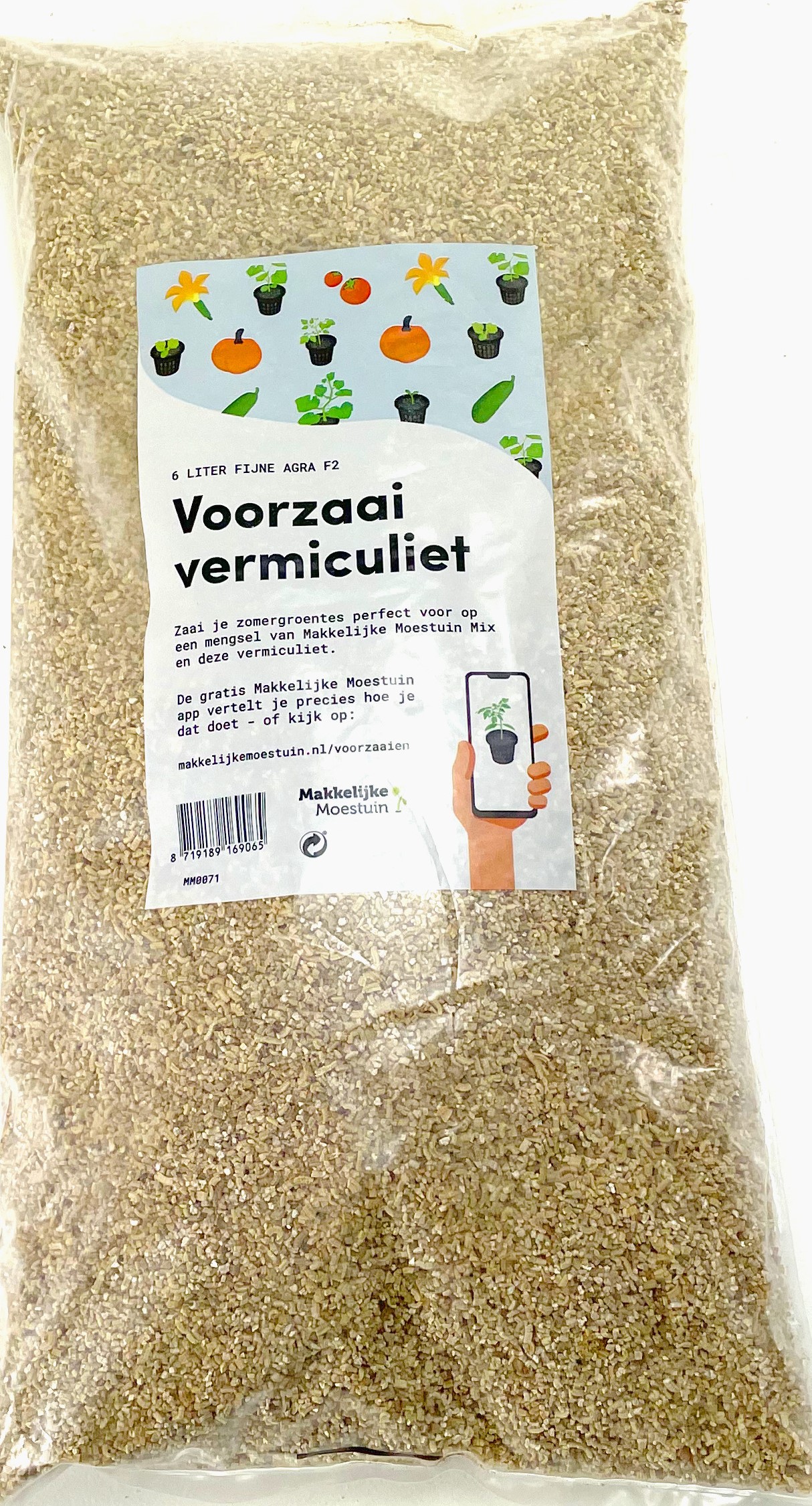 Voorzaai Vermiculiet F2   6 liter foto 2